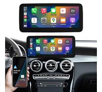 Road Top 12.3" Ultra-Narrow CarPlay Screen for Mercedes Benz NTG5.0/5.1/5.2 A B CLA GLA V Class W176 W246 C117 X156 W447 2015-2018, Wireless CarPlay Android Auto Car Radio Touchscreen Stereo Upgrade