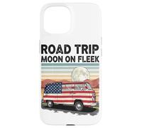 Road Tour Moon On Fleek Van Adventure 4th Of July Case for iPhone 15