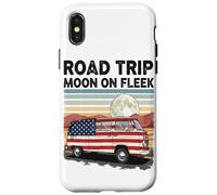 Road Tour Moon On Fleek Van Adventure 4th Of July Case for iPhone X/XS
