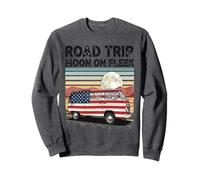 Road Tour Moon On Fleek Van Adventure 4th Of July Sweatshirt