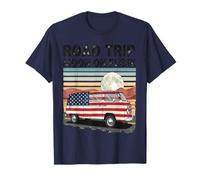 Road Tour Moon On Fleek Van Adventure 4th of July T-Shirt
