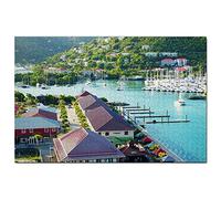 Road Town British Virgin Islands Jigsaw Puzzle 200 Piece Game Artwork Travel Souvenir 35x25CM