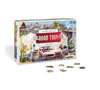 Road Trip!: A 1000-Piece Jigsaw Puzzle, Grey, Black, Green, Brown