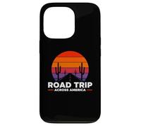 Road Trip America Family Trip 50 State Borders USA America Case for iPhone 13 Pro