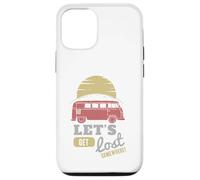 Road Trip Bus Sunset Adventure Lets Get Lost Somewhere Case for iPhone 12/12 Pro