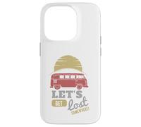 Road Trip Bus Sunset Adventure Lets Get Lost Somewhere Case for iPhone 14 Pro