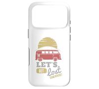 Road Trip Bus Sunset Adventure Lets Get Lost Somewhere Case for iPhone 17 Pro