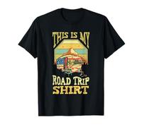 Road Trip Camping RV Patriotic American Flag USA Funny Gift T-Shirt