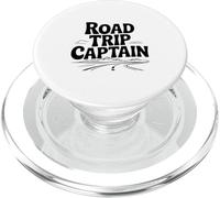 Road Trip Captain Adventure Awaits Travel Humor PopSockets PopGrip for MagSafe