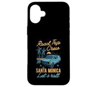 Road Trip Crew Santa Monica Lets Roll Matching California Case for iPhone 16 Plus