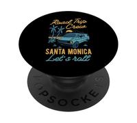 Road Trip Crew Santa Monica Lets Roll Matching California PopSockets Adhesive PopGrip