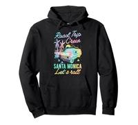 Road Trip Crew Santa Monica Lets Roll Matching California Pullover Hoodie