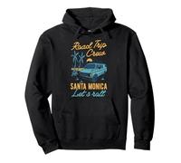 Road Trip Crew Santa Monica Lets Roll Matching California Pullover Hoodie