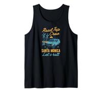 Road Trip Crew Santa Monica Lets Roll Matching California Tank Top