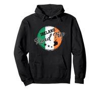Road Trip Hiking Travel Souvenir Irish Flag Roadtrip Ireland Pullover Hoodie
