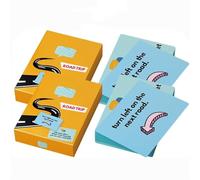Road Trip Interactive Card Game, Go Road Trip Adventure Game for Adults and Teens, Card Filled with Conversation Starters and Challenges (2PCS)