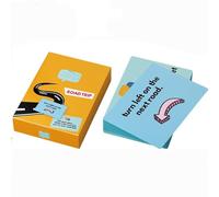Road Trip Interactive Card Game, Go Road Trip Adventure Game for Adults and Teens, Card Filled with Conversation Starters and Challenges (1PCS)