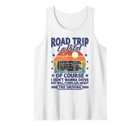 Road Trip Motorhome Co-Pilot RV Camper Passenger Driver Tank Top