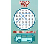 Road Trip Number Search: Travel Size Activity Book with 105 Puzzles