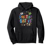 Road Trip Sisters Doodle Travel Adventure Pullover Hoodie