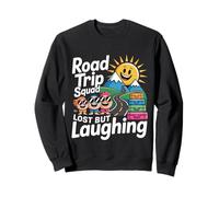 Road Trip Squad Lost But Laughing Travel Fun - Sweatshirt