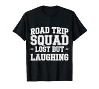 Road Trip Squad Lost But Laughing Travel Fun |- T-Shirt