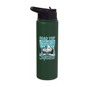 Road Trip Squad Winter Vacation Group Adventure Stainless Steel Insulated Water Bottle