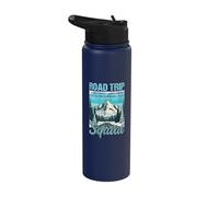 Road Trip Squad Winter Vacation Group Adventure Stainless Steel Insulated Water Bottle