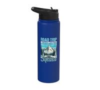 Road Trip Squad Winter Vacation Group Adventure Stainless Steel Insulated Water Bottle