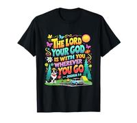 Road Trip The Lord Your God Christian True North VBS 2025 T-Shirt
