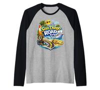 Road Trip to San Diego Raglan Baseball Tee