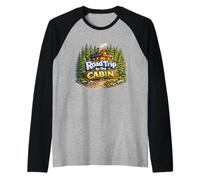 Road Trip to The Cabin Raglan Baseball Tee