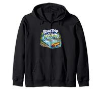 Road Trip To The River Zip Hoodie