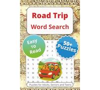 Road Trip Word Search Puzzle: Word Searches with Easy to Read Print About Road Trips, Travel, Driving and More | 6x9 inches, 110 pages | 50+ Puzzles … Gift for Vacations Holidays and Free Times