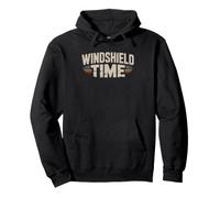 Road Tripper Who Loves Windshield Time Open Highway Long Pullover Hoodie