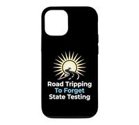Road Tripping To Forget State Testing Teacher Education Case for iPhone 12/12 Pro