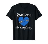 Road Trips Fix Everything Car Enthusiast Design T-Shirt