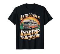 Road Trips to Anywhere Outdoor Mountain Van Motorhome RV T-Shirt
