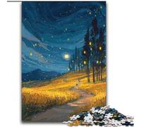 Road Under The Night Sky 2000 Pieces Jigsaw Puzzle For Adults Teens, Toys Educational Games Stress Relieving Unique Birthday And Gifts (70x100cm)