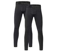 Roadbox Boys Compression Leggings, Youth Athletic Tights Basketball Base Layer Pants, Kids Quick Dry Legging Sports Football