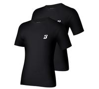Roadbox Boys Short Sleeve Compression Shirts 2-Pack, Kids Base Layer, Quick Dry, Breathable Sports Top for PE, Football