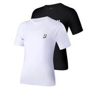 Roadbox Boys Short Sleeve Compression Shirts 2-Pack, Kids Base Layer, Quick Dry, Breathable Sports Top for PE, Football