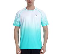 Roadbox Men's UPF 50+ Swim Rash Vest Short Sleeve, UV Sun Protection Shirts Watersports Rash Guard, Quick Dry Breathable Tops for Diving Surfing Running Sport