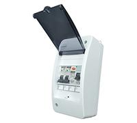 RoadEu - Consumer Unit Circuit Breaker - Power Distributor with Residual Current Circuit Breaker 40A and Circuit Breaker C16A, C10A. Fuse Box Surface-Mounted Distributor