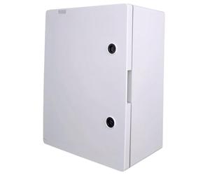 RoadEu - IP65 Weatherproof Electrical Enclosure 600x400x200mm - Lockable Wall-Mounted Plastic Cabinet with Glands, Galvanised Plate & DIN Rail - For Wiring & Outdoor Applications