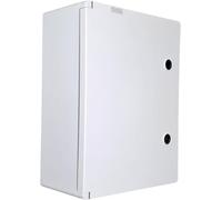 RoadEu - Weatherproof Junction Box IP65 400x300x165mm - Electrical Enclosure with Lockable Door and Mounting Plate - Empty Wall-Mounted Box for Outdoor & Industrial Use