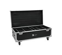 Roadinger Flightcase 8X Akku Ip Par 7 Qcl Wdmx With Charging Function