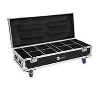 Roadinger Flightcase 8X Akku Up-4 Quickdmx With Charging Function