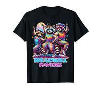 Roadkill Ravers Gay Party Racoons 90s Rave LGBT Disco T-Shirt
