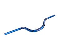 ROADNADO Bike Handlebar 31.8 * 720mm Riser 90mm Extra Long Wide Riser Bar Aluminum Alloy Bicycle Handlebars Bike Bars for Cycling MTB Mountain Road Bike (Blue)